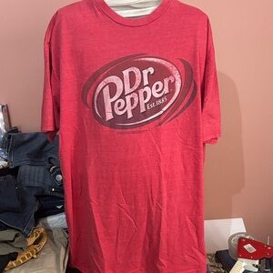 Savvy Red Graphic Tee Dr. Pepepr